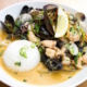 thai coconut curry mussels at finns seafood restaurant victoria bc